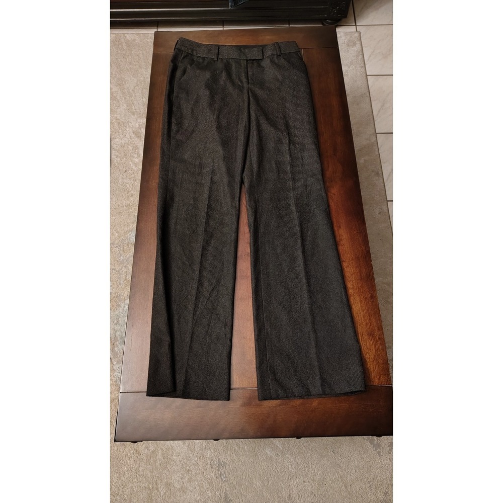 Anne Klein Pants Womens Size 4 Straight Leg Gold and‎ Black Dressy